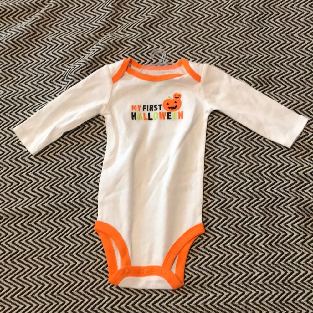NWT! Child of mine first Halloween onesie